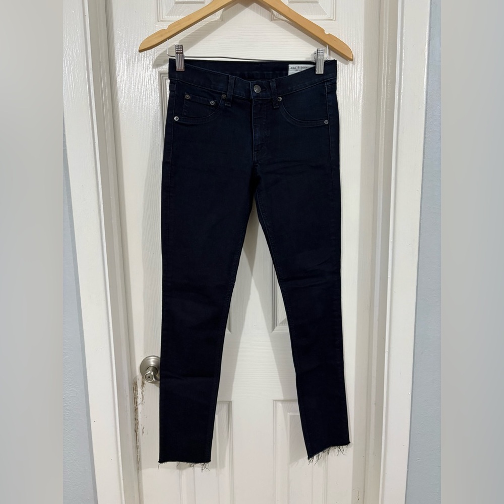 rag & bone Midnight Black Skinny Jeans